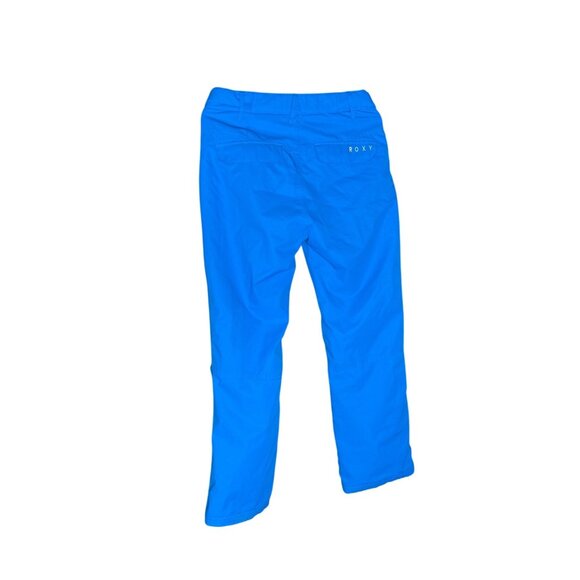 Roxy Womens Regular Fit Blue Snowboard Pants Size 16 With Velcro & Zipper Pocket - Picture 7 of 7